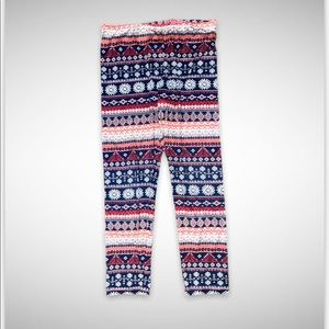 Girls Large Belle DeJour Pattern Leggings